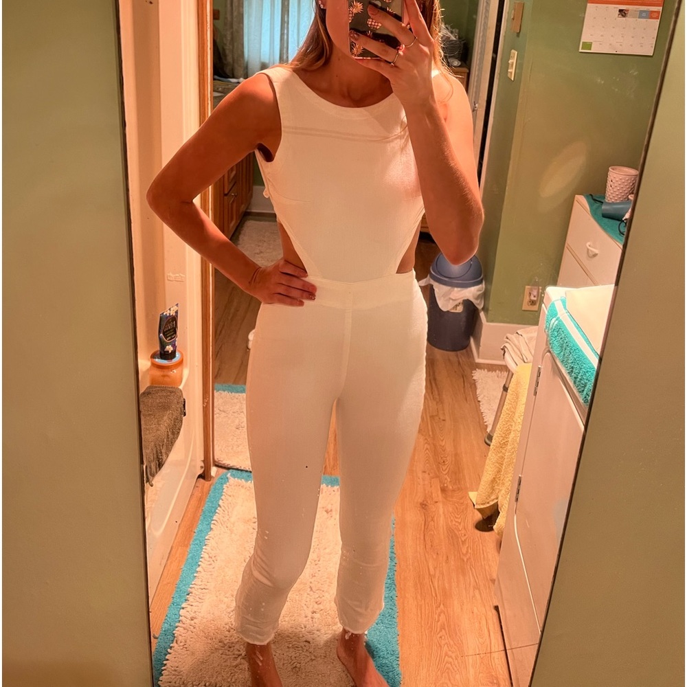 Urban outfitters denim jumpsuit